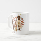 Herbstgarten Wildblume Ursprünglich Kaffeetasse (Vorderseite Links)