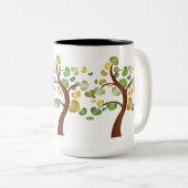 Herbstgarten Zweifarbige Tasse (VorderseiteRechts)