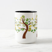 Herbstgarten Zweifarbige Tasse (Mittel)