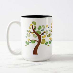 Herbstgarten Zweifarbige Tasse