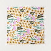 Herbstgartenmuster Wandteppich (Vorderseite (Horizontal))