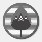 Herbstgebirge Magnet (Vorne)