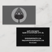 Herbstgebirge Visitenkarte (Vorne/Hinten)