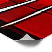 Herbstgebirgslandschaft Poster (Ecke)