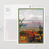 Herbstgebirgslandschaft Postkarte (Vorne/Hinten)