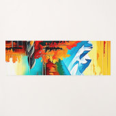 Herbstgebirgslandschaft Yogamatte (Vorderseite (Horizontal))