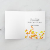 HerbstGeburtstagskarte Karte (Innenseite)