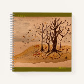 Herbstgedanken Notizblock (Vorderseite)