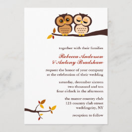 Herbstgedankenhochzeit Einladung