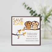 Herbstgedankenhochzeit Save The Date (Stehend Vorderseite)