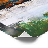 Herbstgeflüster, Landschaftskunst,  Poster (Ecke)