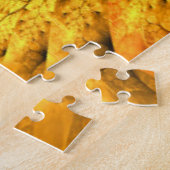 Herbstgefühl, moderne abstrakte fraktale Blume Puzzle (Seite)