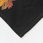 Herbstgefühle Gans Leopard Bogen Kokette Herbst Kü Fleecedecke (Ecke)