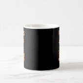 Herbstgefühle Gans Leopard Bogen Kokette Herbst Kü Kaffeetasse (Mittel)