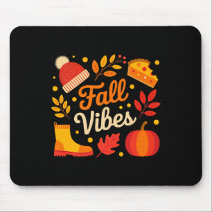 Herbstgefühle Herbstblätter Gemütliche Jahreszeit Mousepad