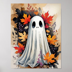 Herbstgeist – Gemütliches Halloween- & Herbstposte Poster