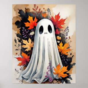 Herbstgeist – Gemütliches Halloween- und Herbstpos Poster