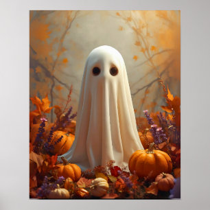 Herbstgeist – Gemütliches Halloween- und Herbstpos Poster