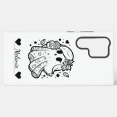 Herbstgeist: Mädchengeister mit Kürbisgewürz Samsung Galaxy Hülle (Rückseite (Horizontal))