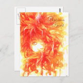 Herbstgeist Postkarte (Vorne/Hinten)