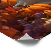 Herbstgeister - Gemütliches Halloween- und Herbstp Poster (Ecke)