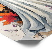 Herbstgeister - Gemütliches Halloween- und Herbstp Poster (Ecke)