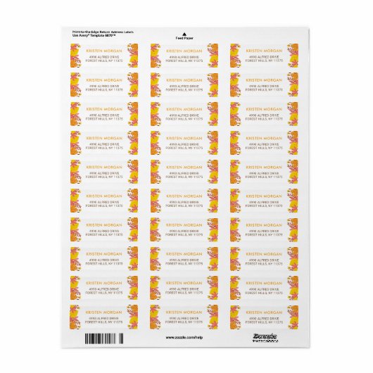 Herbstgelborange Herbstlaube (Vorne)