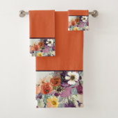 Herbstgemischtes Aquarellbad Handtuch Set (Insitu)