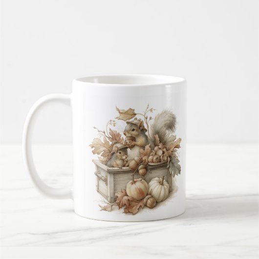 Herbstgemüseernte, Erntedankfest Kaffeetasse (Links)