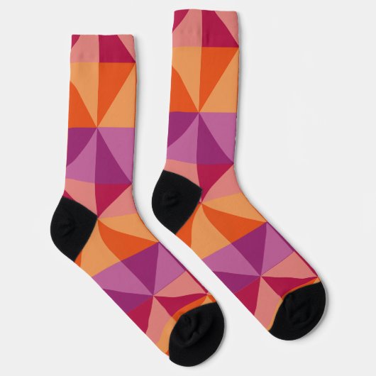 Herbstgeometrie Socken (Rechts)