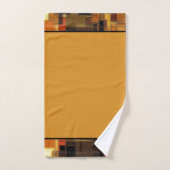 Herbstgeometrisches Badetuch Set (Handtuch)
