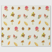 Herbstgeschenke der Natur- und Waldzusammensetzung Geschenkpapier (Flach)