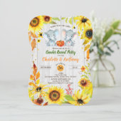 Herbstgeschlecht: Einladung zum SonnenblumenElefan (Stehend Vorderseite)