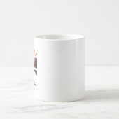 Herbstgesellschaft - Karierte Fallgestaltung Kaffeetasse (Mittel)