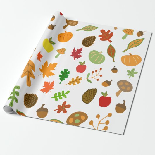 Herbstgestaltung Geschenkpapier (Ungerollt)