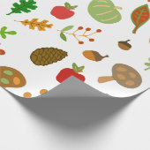 Herbstgestaltung Geschenkpapier (Ecke)