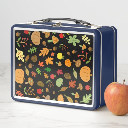 Herbstgestaltung Metall Lunch Box (Beispiel)
