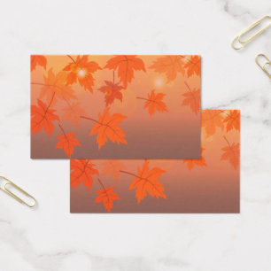 Herbstgestaltung mit Ahorn-Blätter und Bukett-Effe