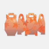 Herbstgestaltung mit Ahorn-Blätter und Bukett-Effe Geschenkschachtel (Ungefaltet)