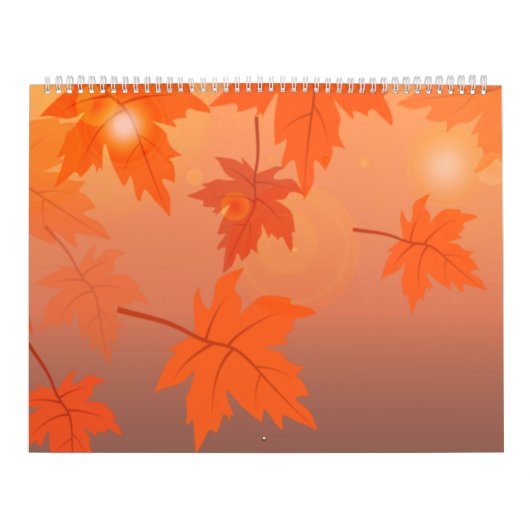 Herbstgestaltung mit Ahorn-Blätter und Bukett-Effe Kalender (Titelbild)