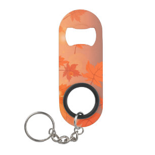 Herbstgestaltung mit Ahorn-Blätter und Bukett-Effe Mini Flaschenöffner