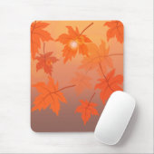 Herbstgestaltung mit Ahorn-Blätter und Bukett-Effe Mousepad (Mit Mouse)