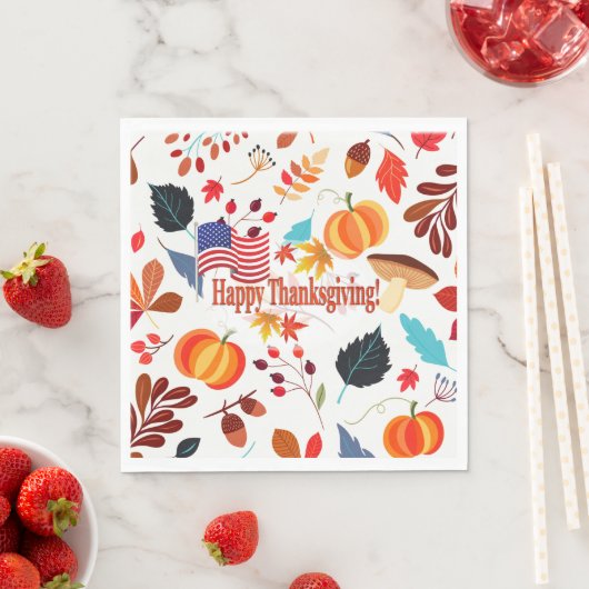 Herbstgestaltung mit Erntedank-Feier Serviette (Beispiel)