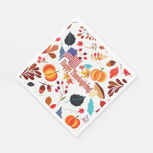 Herbstgestaltung mit Erntedank-Feier Serviette (Ecke)