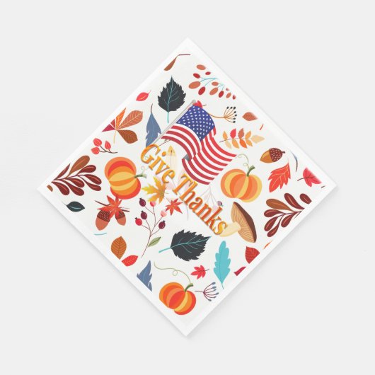 Herbstgestaltung mit Erntedank-Feier Serviette (Ecke)