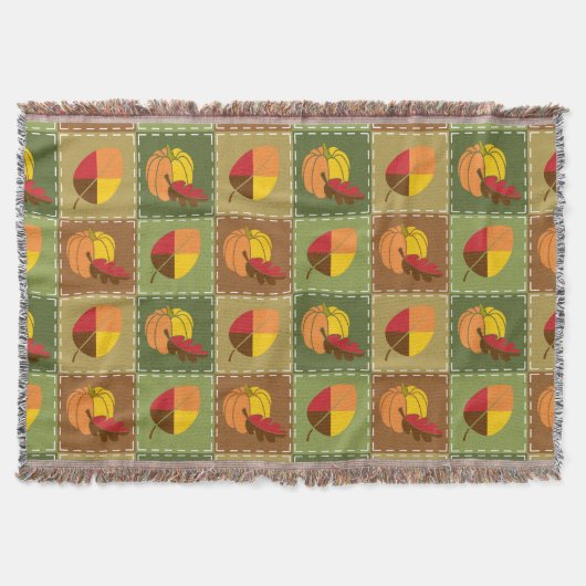 Herbstgesteppel Decke (Vorderseite)