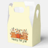 Herbstgetränke mit Creme Happy Fall Yall Geschenkschachtel (Geöffnet)