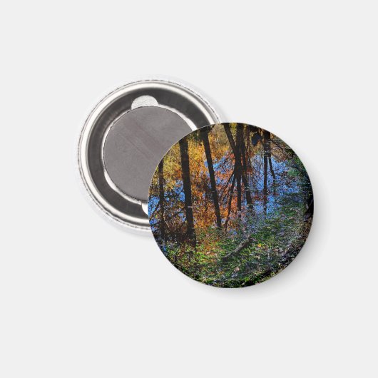 Herbstgewässer Magnet (Vorderseite/Rückseite)