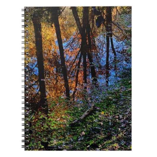 Herbstgewässer Notizblock (Vorderseite)