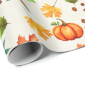 Herbstgewürz Geschenkpapier (Rolleneckpunkt)